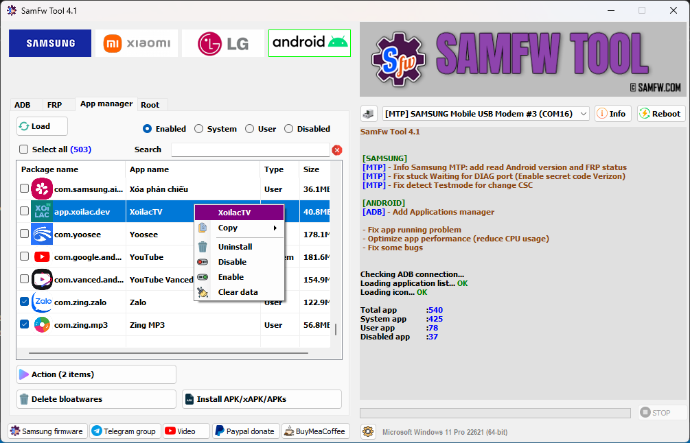 SamFw Tool 4.2 - Remove Samsung FRP, Firmware e diversas funções para  Samsung